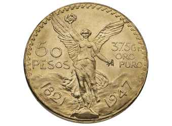 50 Peso Mexican Gold 