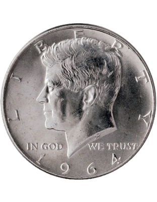 1964 Kennedy Silver Half Dollar BU