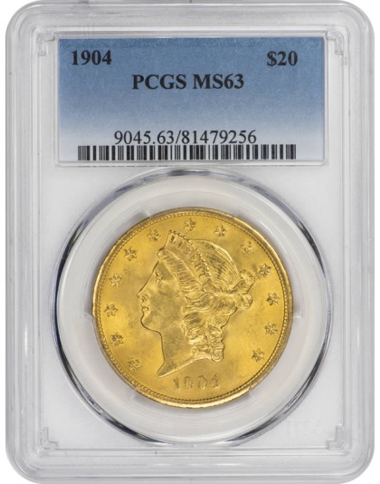 $20 Type III Liberty MS-63