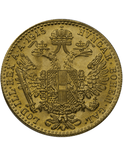 WORLD GOLD 1 DUCAT AUSTRIAN GOLD COIN