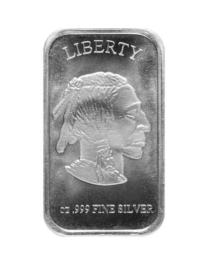 1 oz Generic Silver Bar - Our Choice of Bar Type &amp; Design