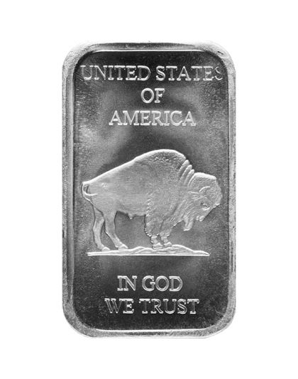 1 oz Generic Silver Bar - Our Choice of Bar Type &amp; Design