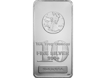 10 oz Generic Silver Bar - Our Choice of Bar Type &amp; Design