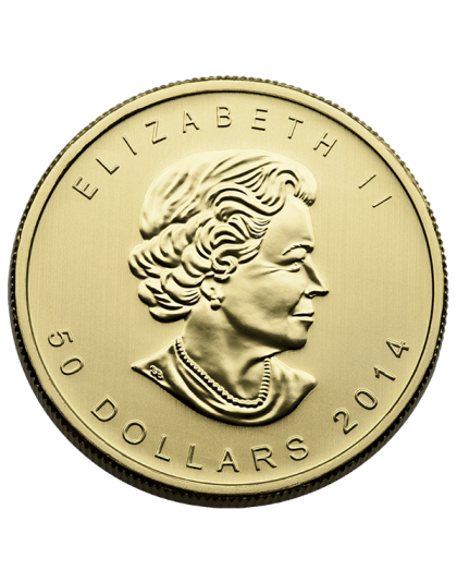 CANADIAN GOLD 1 OZ CANADIAN GOLD MAPLE LEAF .9999 FINE BU