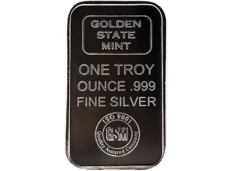 SILVER BARS 1 OZ 1 OZ SILVER BAR GOLDEN STATE MINT