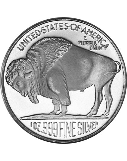 SILVER ROUNDS 1 OZ 1 OZ SILVER ROUND BUFFALO