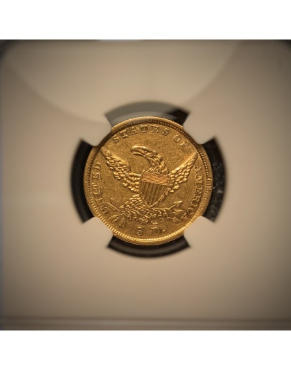 1838-D $5 Liberty Gold AU58 NGC