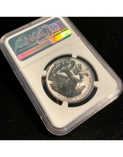 2019-W $25 Palladium Eagle PR70 HR Reverse PCGS