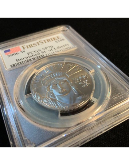 2006-W $100 Platinum Eagle Burnished SP70 PCGS