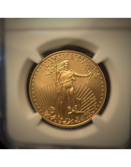 2008-W $50 Gold Eagle Burnished MS70 NGC