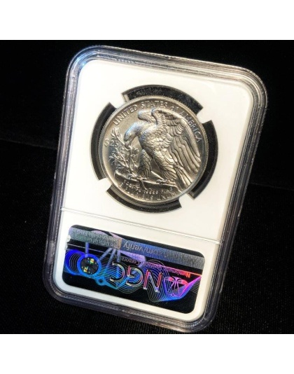 2017 $25 Palladium Eagle Burnished HR MS70 NGC