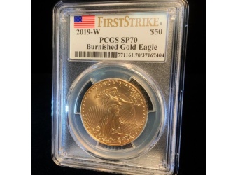 2019-W $50 Gold Eagle Burnished SP70 PCGS