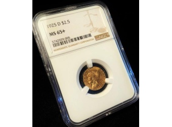 1925-D $2.50 Indian Gold MS65+ NGC