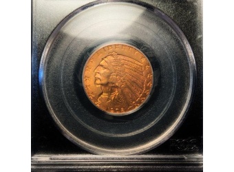 1908-S $5 Indian Gold MS65 PCGS