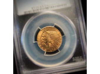 1908 $5 Indian Gold MS65 PCGS