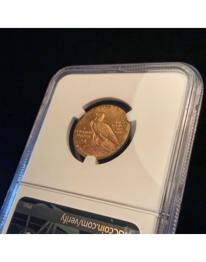 1910-D $5 Indian Gold MS64 NGC