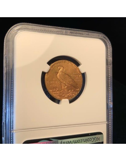 1910-D $5 Indian Gold MS64 NGC