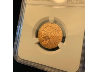 1910-D $5 Indian Gold MS64 NGC