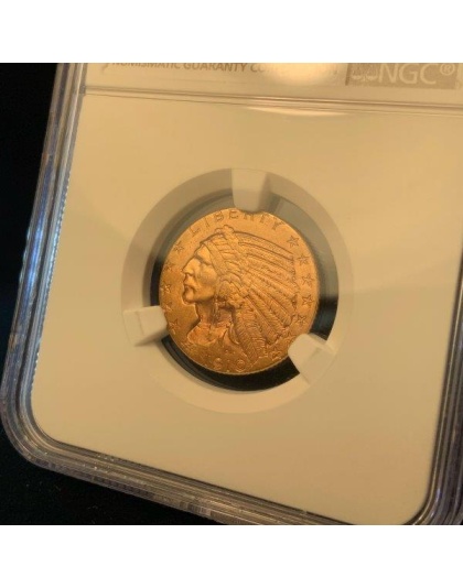 1910-D $5 Indian Gold MS64 NGC