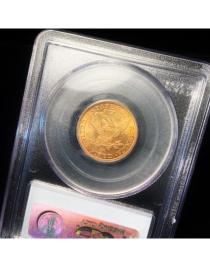 1891-CC $5 Liberty Gold MS64 PCGS