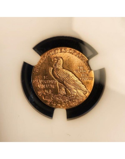 1915 $2.50 Indian Gold MS66 NGC