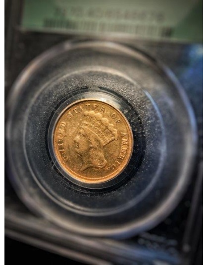 1854-D $3 Princess XF40 PCGS