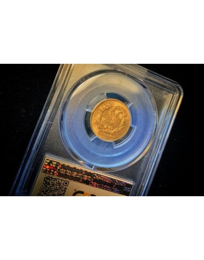1855 $3 Princess MS64 PCGS