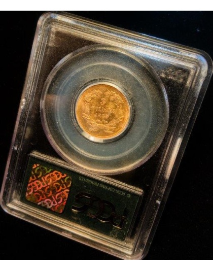 1889 $3 Princess MS62 PCGS