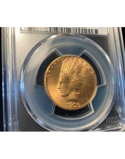 1908-S $10 Indian Gold MS63 PCGS