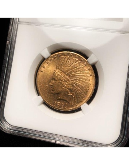 1911-D $10 Indian Gold MS61 NGC