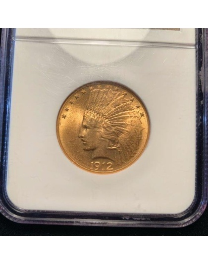 1912 $10 Indian Gold MS65 NGC