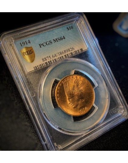 1914 $10 Indian Gold MS64 PCGS