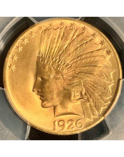 1926 $10 Indian Gold MS66 PCGS