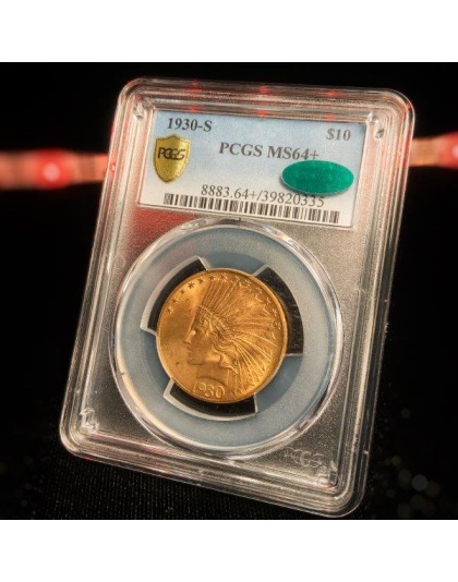1930-S $10 Indian Gold MS64+ CAC PCGS