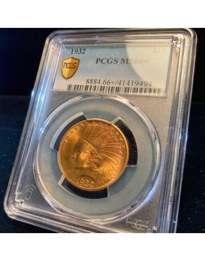 1932 $10 Indian Gold MS66+ PCGS