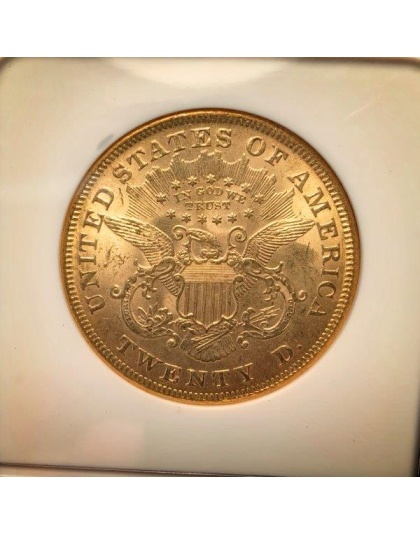 1873 $20 Liberty MS61 Open 3 NGC