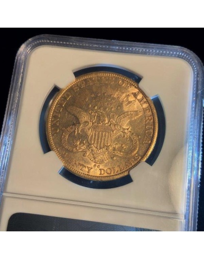 1879-CC $20 Liberty AU55 NGC