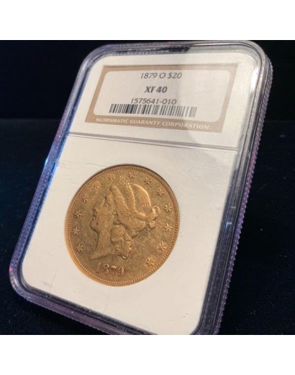 1879-O $20 Liberty XF40 NGC
