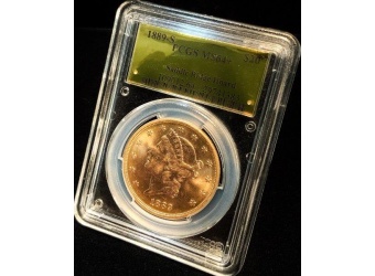 1889-S $20 Liberty MS64+ SRH PCGS