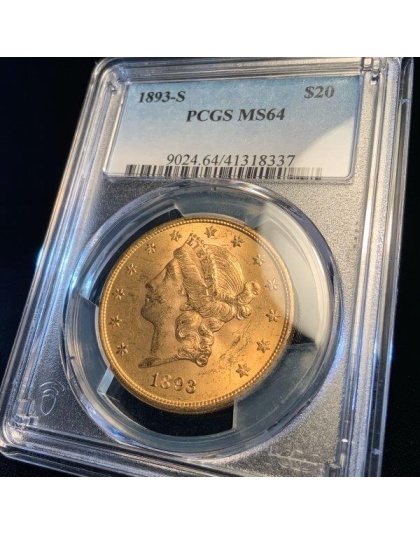 1893-S $20 Liberty MS64 PCGS