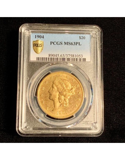 1904 $20 Liberty MS63PL PCGS