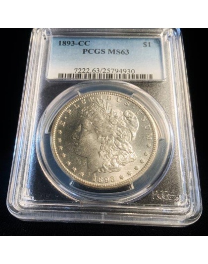 1893-CC Morgan MS63
