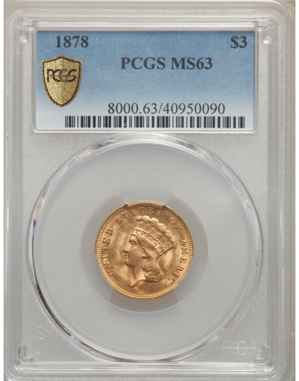 $3 Indian Princess MS-63