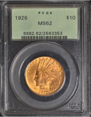 $10 Indian MS-62 
