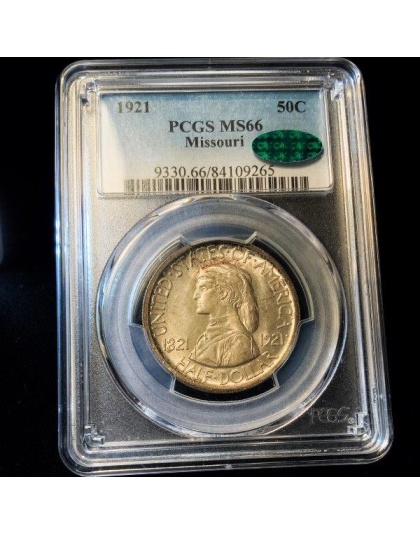 1921 Missouri MS66 CAC PCGS