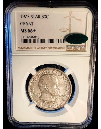 1922 Grant w/star MS66+ CAC PCGS