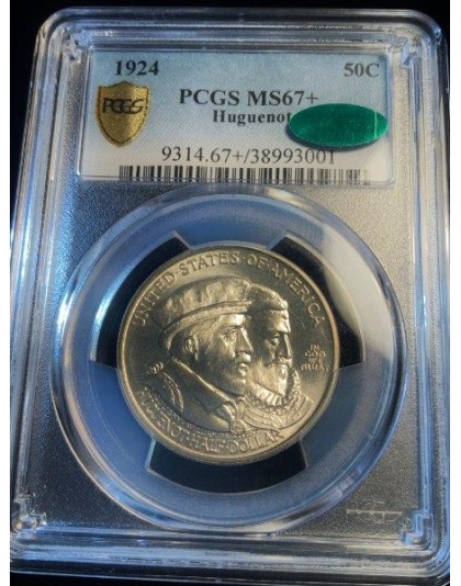 1924 Huguenot MS67+ CAC PCGS