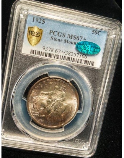 1925 Stone Mountain MS67+ CAC PCGS