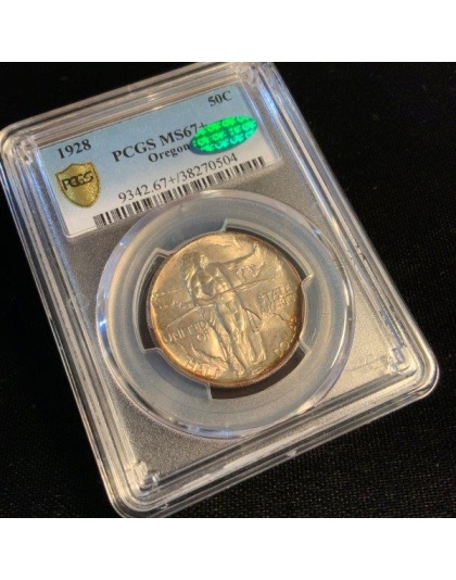 1928 Oregon MS67+ CAC PCGS