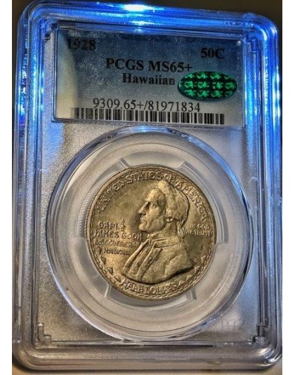 1928 Hawaiian MS65+ CAC PCGS